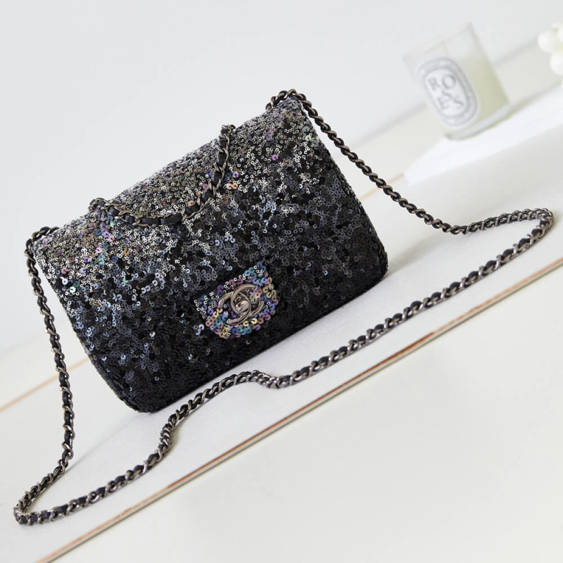 Chanel Sequins Mini Flap Bag AS3965