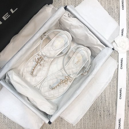 Chanel Classic Flip Flops with Symphony Pearl Buckle