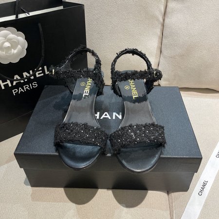 Chanel Calfskin Jewelry Pearl Heel