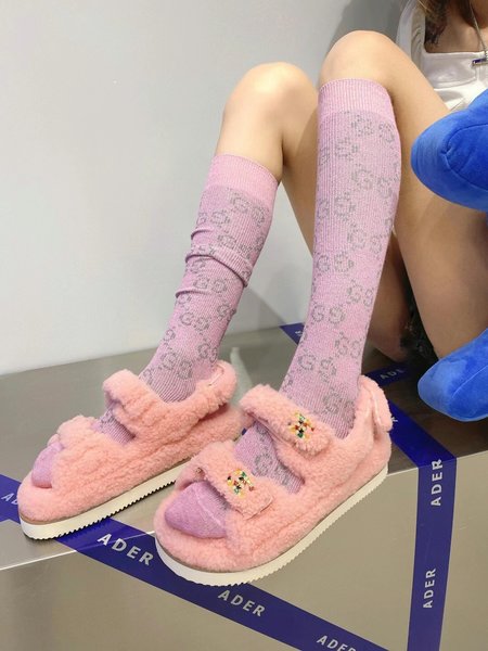 Chanel Sheep curl sandals