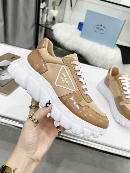 Prada Triangle Logo Sneakers