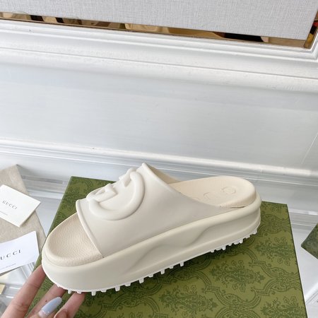 Gucci ice cream platform slippers