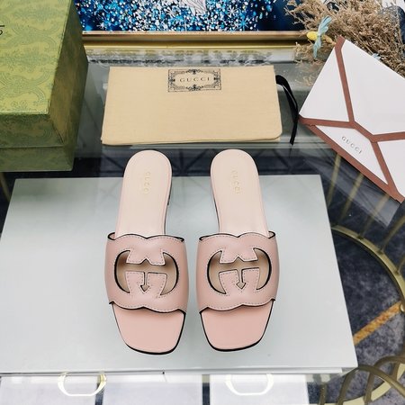 Gucci Handmade GG sandals and slippers