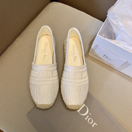 Dior Embroidered Espadrilles/slippers