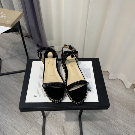 Christian Louboutine Red sole leather sandals