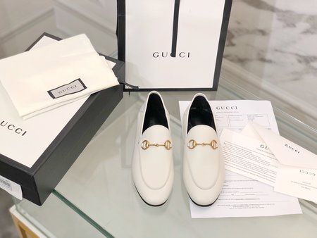 Gucci Horsebit Brixton sheepskin loafers
