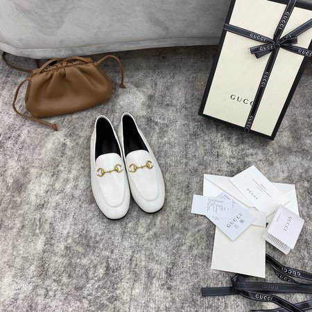Gucci Brixton leather horsebit loafers