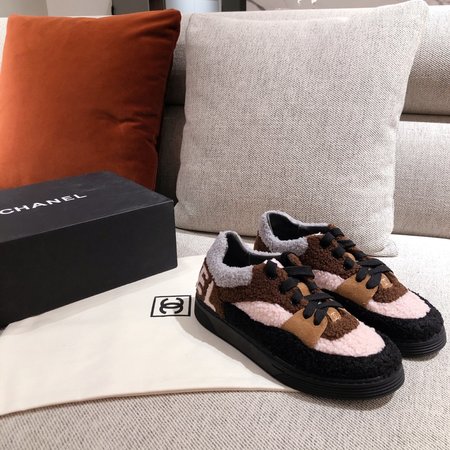 Chanel Lamb wool Low Top sneakers