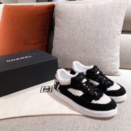 Chanel Lamb wool Low Top sneakers