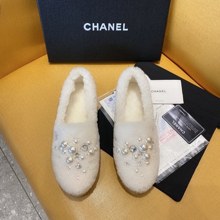 Chanel Fur Espadrilles