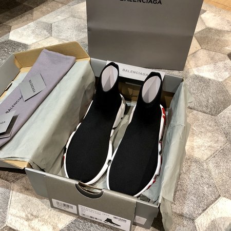 Balenciaga Classic series knitted sock boots