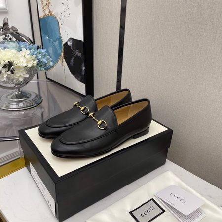 Gucci Horsebit Women s Shoes Loafers Calfskin/Sheepskin