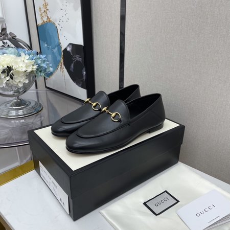 Gucci Horsebit Women s Shoes Loafers Calfskin/Sheepskin