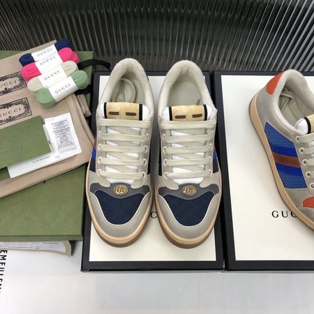 Gucci Screener casual sneakers embroidered GG