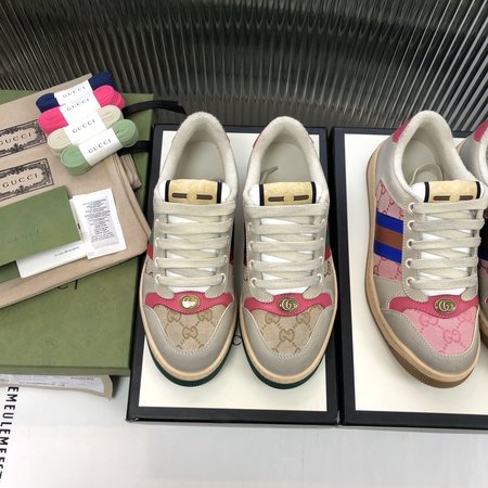 Gucci Screener casual sneakers embroidered GG