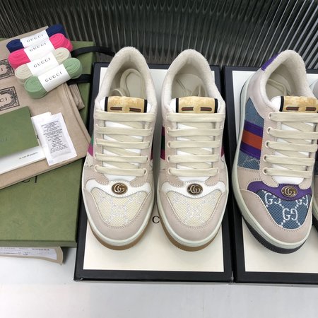 Gucci Screener casual sneakers embroidered GG