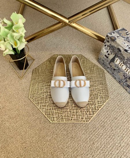 Dior Vintage sheepskin classic Espadrilles