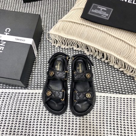 Chanel Velcro sandals