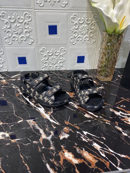 Chanel Velcro sandals new