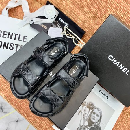 Chanel Velcro sandals