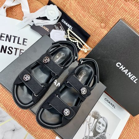 Chanel Velcro sandals