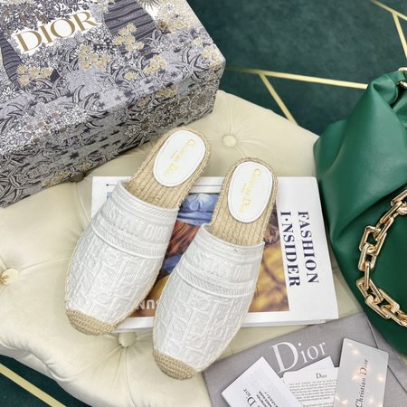 Dior Oblique embroidery Espadrilles