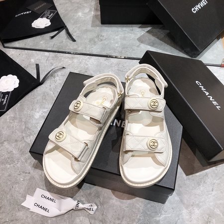 Chanel Velcro sandals