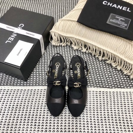 Chanel bow shoes