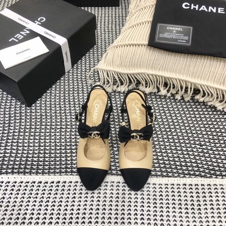 Chanel bow shoes