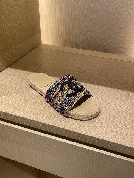 Chanel Drill nail slippers Espardrilles