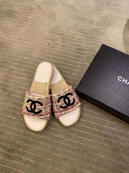 Chanel Drill nail slippers Espardrilles