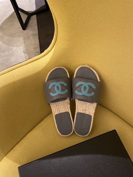 Chanel Drill nail slippers Espardrilles