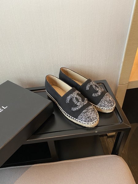 Chanel Espadrilles silk sheepskin lining