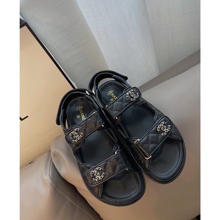 Chanel Velcro sandals