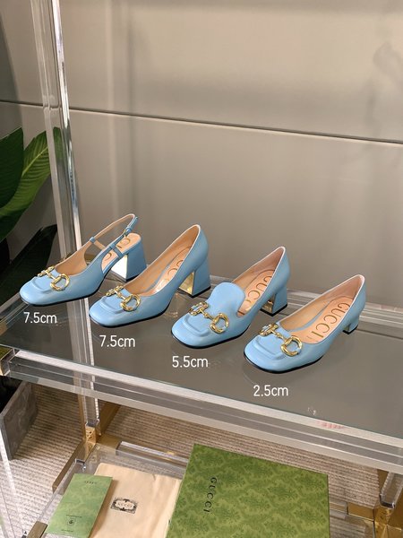 Gucci Horsebit chunky heel loafers