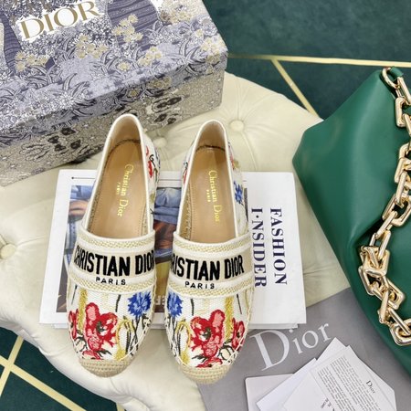 Dior Oblique embroidery Espadrilles