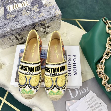 Dior Oblique embroidery Espadrilles