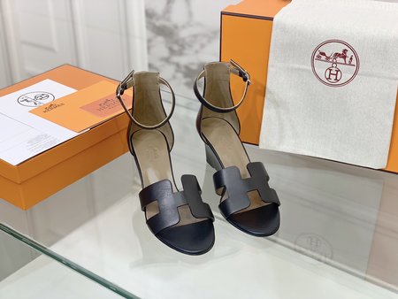 Hermes Santorini Sandals Epsom Leather