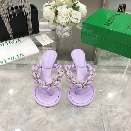 Bottega Veneta Chain high heel slippers