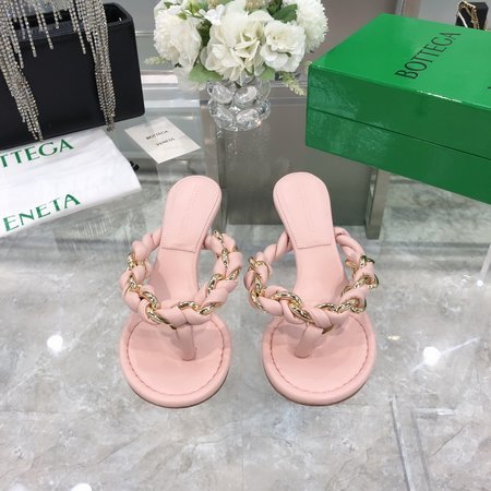 Bottega Veneta Chain high heel slippers