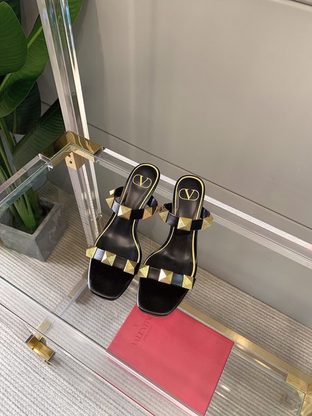 Valentino Large studded high heel sandals