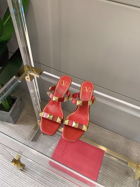 Valentino Large studded high heel sandals
