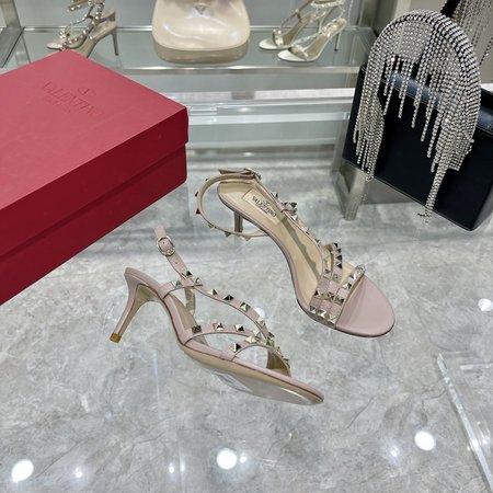 Valentino Cowhide sandals with heel height 6.5cm/8cm