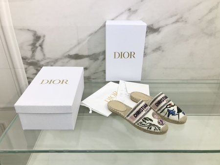 Dior Espadrilles hemp rope weaving