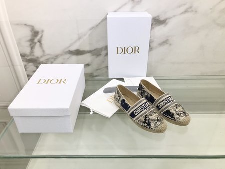 Dior Espadrilles hemp rope weaving