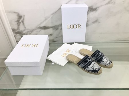Dior Espadrilles hemp rope weaving