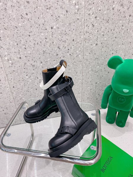 Bottega Martin boots belt buckle