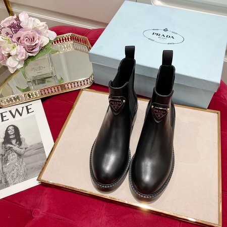Prada Triangle Logo Boots