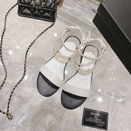 Chanel Pearl sandals