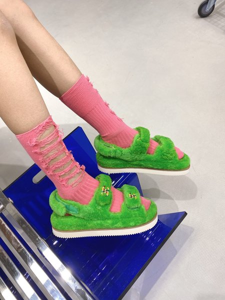 Chanel Fury Sandals CC Logo